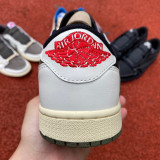 Authentic Travis Scott x Air Jordan 1 Low WMNS Olive