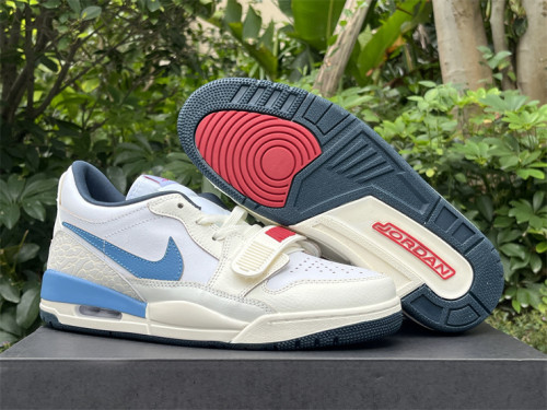 Authentic Jordan Legacy 312 Low White/Blue/Red
