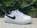 Authentic Air Jordan 1 Low Black/White