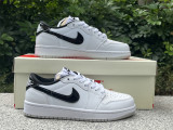 Authentic Air Jordan 1 Low Black/White
