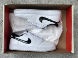 Authentic Air Jordan 1 Low Black/White