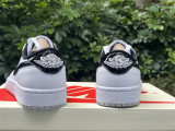 Authentic Air Jordan 1 Low Black/White