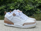 Authentic Nike Air Jordan Spizike Low White/Brown/Pink