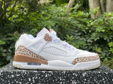 Authentic Nike Air Jordan Spizike Low White/Brown/Pink