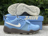 Authentic Travis Scott x Nike Zoom Field Jaxx Blue/White/Brown