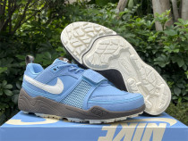 Authentic Travis Scott x Nike Zoom Field Jaxx Blue/White/Brown