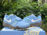 Authentic Travis Scott x Nike Zoom Field Jaxx Blue/White/Brown