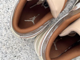 Authentic Air Jordan 1 Low Hemp/LT British Tan-Sail
