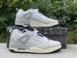 Authentic Nike Air Jordan Spizike Low White/Grey