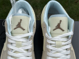Authentic Air Jordan 1 Low  Sanddrift” Rice Brown