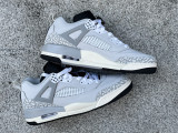 Authentic Nike Air Jordan Spizike Low White/Grey