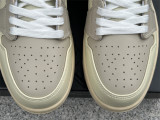 Authentic Air Jordan 1 Low  Sanddrift” Rice Brown