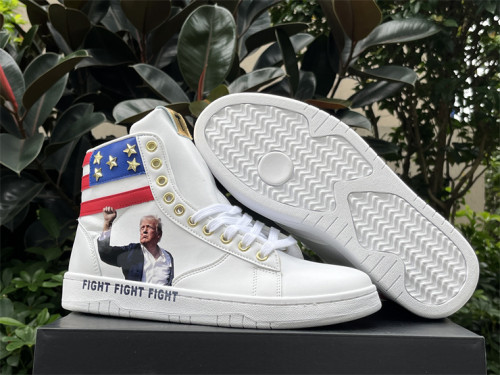 Authentic Trump 1s Signature Sneakers The Never Surrender High-Tops
