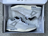 Authentic Nike Air Jordan Spizike Low White/Grey