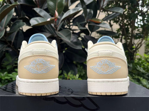 Authentic Air Jordan 1 LOW SE White/Brown