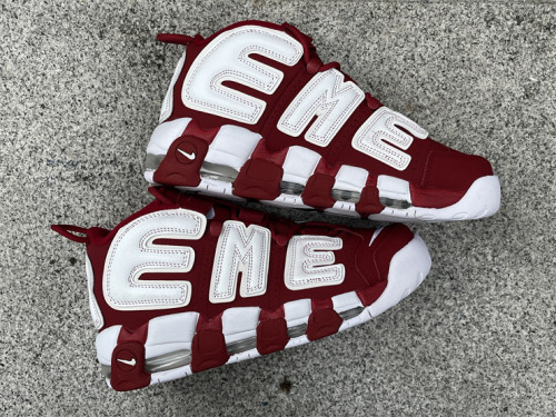 Authentic Supreme x Air More Uptempo “Red”