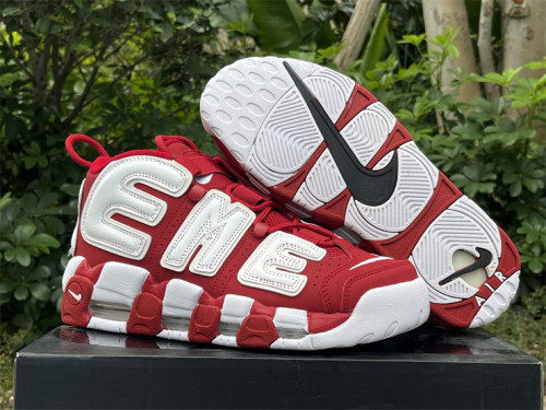 Authentic Supreme x Air More Uptempo “Red”