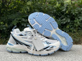 Authentic OFF-WHITE Be Right Back White Grey Blue