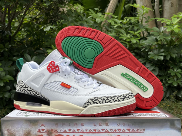 Authentic Nike Air Jordan Spizike Low White/Red