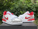 Authentic Jordan Legacy 312 Low White/Red