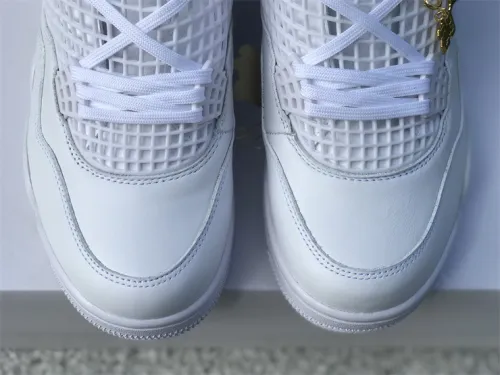 Authentic Air Jordan 4 Net white