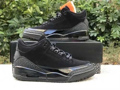 Authentic Air Jordan 3 “Black Cat”