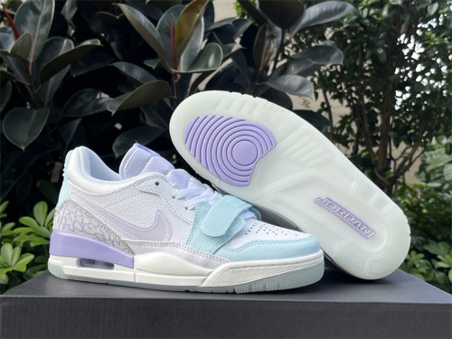 Authentic Jordan Legacy 312 Low White/Blue/Purple