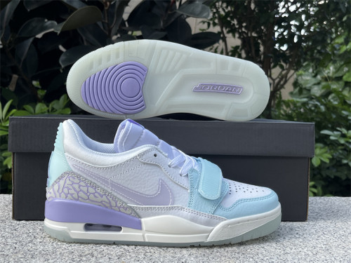 Authentic Jordan Legacy 312 Low White/Blue/Purple