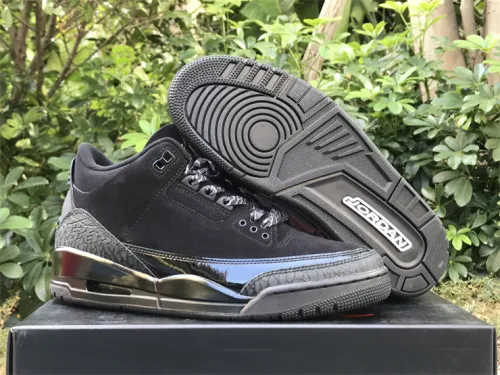 Authentic Air Jordan 3 “Black Cat”