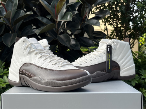 Authentic SoleFly x Air Jordan 12 White/Brown