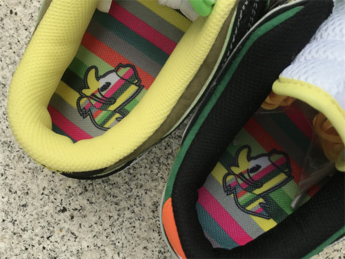 Authentic Division Street x Nike Dunk Low“What The Ducks Of A Feather” White/Green