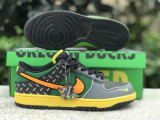 Authentic Division Street x Nike Dunk Low“What The Ducks Of A Feather” Black/Red/Green