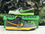 Authentic Division Street x Nike Dunk Low“What The Ducks Of A Feather” Black/Red/Green