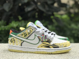 Authentic Division Street x Nike Dunk Low“What The Ducks Of A Feather” White/Green
