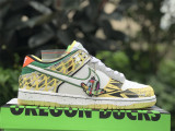 Authentic Division Street x Nike Dunk Low“What The Ducks Of A Feather” White/Green