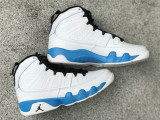 Authentic Air Jordan 9  Powder Blue