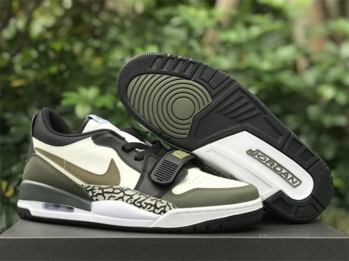 Authentic Jordan Legacy 312 Low White/Black/Green