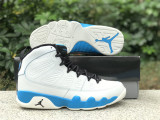Authentic Air Jordan 9  Powder Blue