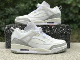 Authentic Jordan Spizike Low White/Grey