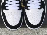 Authentic Air Jordan 1 LOW Black/White/Grey