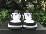 Authentic Air Jordan 1 LOW Black/White/Grey