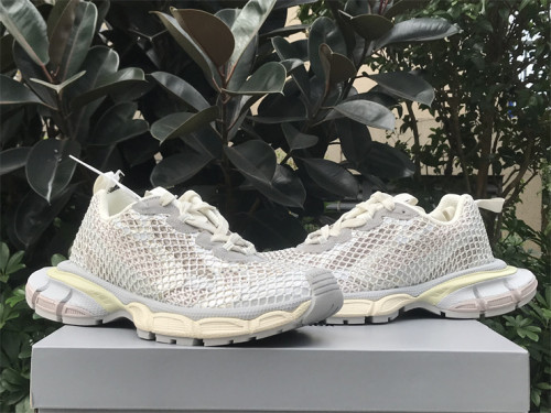 Authentic Balenciaga Phantom Sneaker Fishnet Rise White