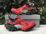 Authentic Balenciaga Whike Track Hike Sneaker Red Black