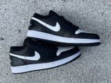 Authentic Air Jordan 1 LOW White/Black