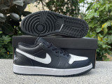 Authentic Air Jordan 1 LOW White/Black