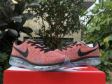 Authentic Nike Max Flyknit Red/Black/Blue