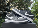Authentic Air Jordan 1 LOW White/Black