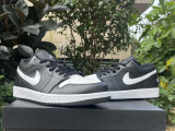 Authentic Air Jordan 1 LOW White/Black