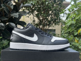 Authentic Air Jordan 1 LOW White/Black