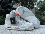 Authentic Air Jordan 5 Retro CNY Light Bone/Grey-Sail